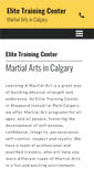 Mobile Screenshot of calgarymartialarts.com